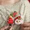 Wizardi; Christmas Needle Felting Kit. Wizardi DIY Wool Craft Kit F07N8-W333; Category:Felting; Image:3